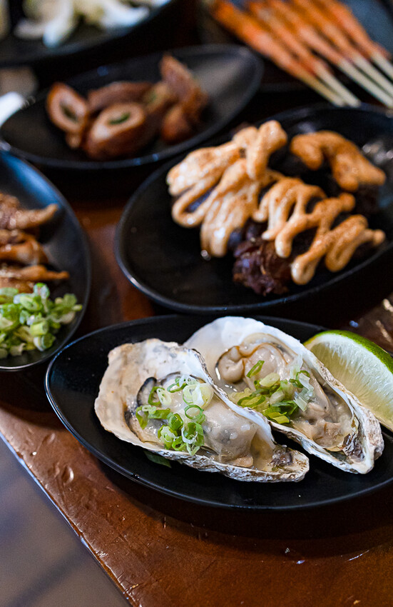 帶點藥膳香氣烤雞風味香香甜甜,當月壽星優惠活動滿額免費吃雞,另有串燒烤物雞湯的台式居酒屋|起家莊雞老闆