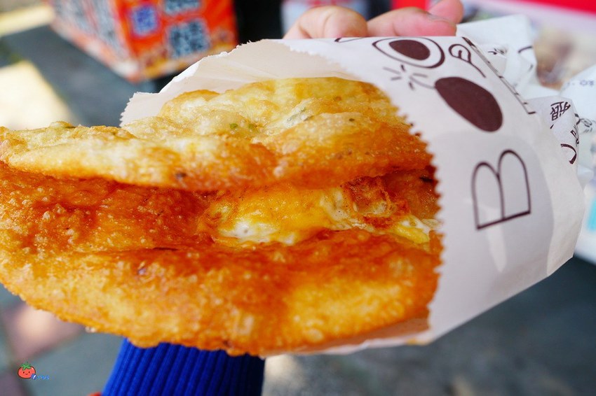 鶯歌小吃推薦 銅板美食 BOOM炸蛋蔥油餅