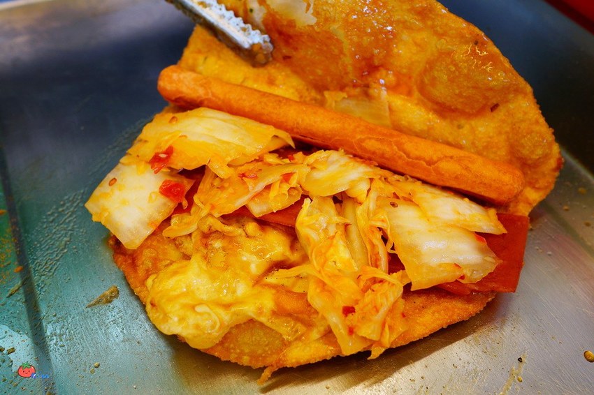 鶯歌小吃推薦 銅板美食 BOOM炸蛋蔥油餅