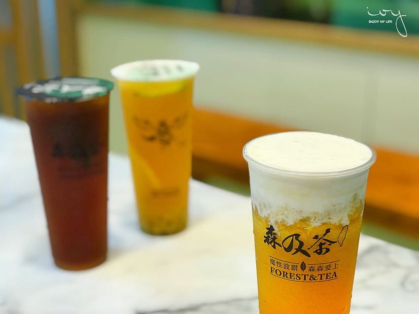 全台中首家惡魔黑糖波霸鮮奶，森及茶