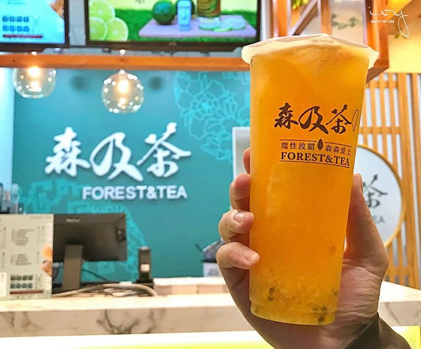 全台中首家惡魔黑糖波霸鮮奶，森及茶