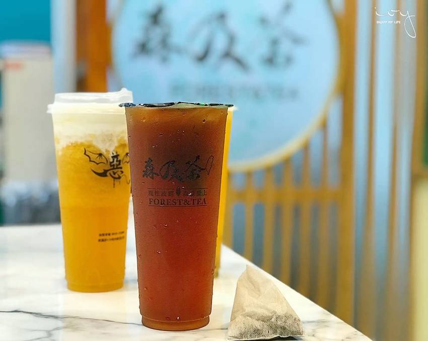 全台中首家惡魔黑糖波霸鮮奶，森及茶