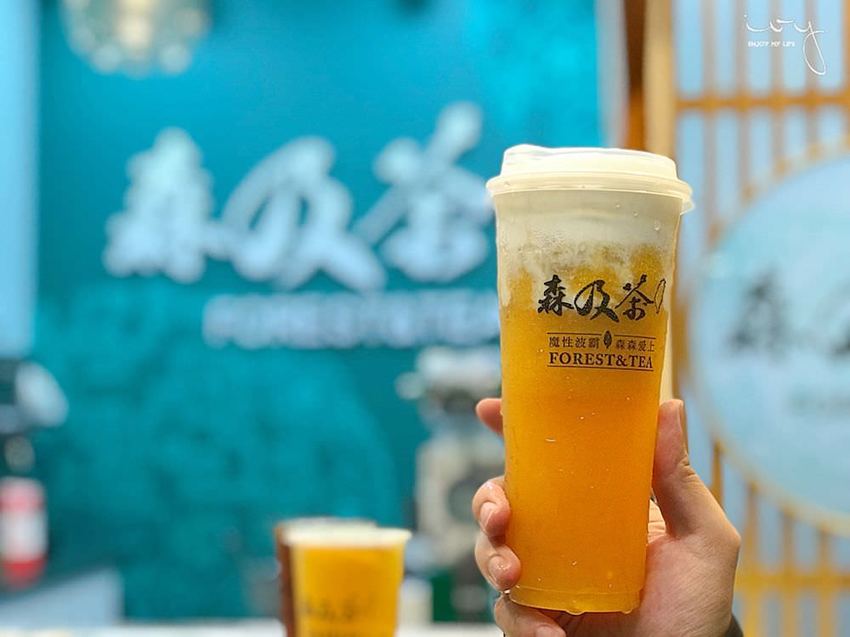 全台中首家惡魔黑糖波霸鮮奶，森及茶