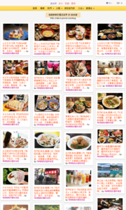 海綿飽飽的鳳梨城堡的美食牆