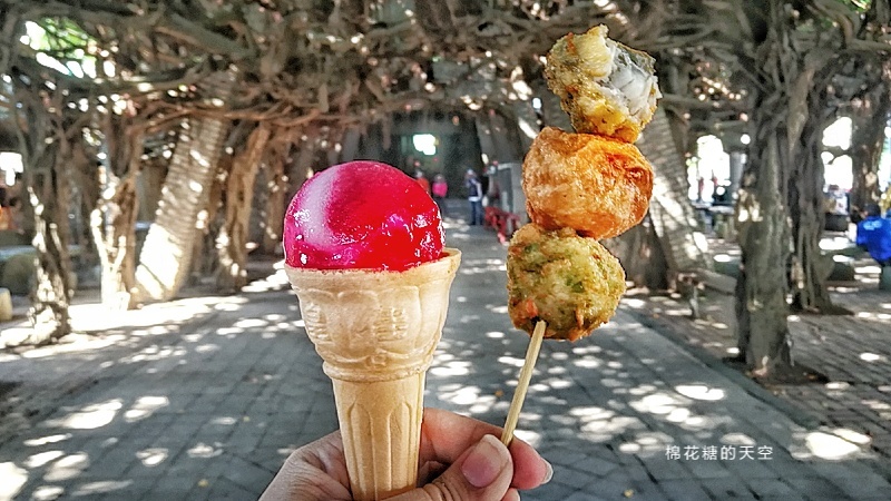 澎湖必吃-跨海大橋旁通樑古榕阿姨仙人掌冰