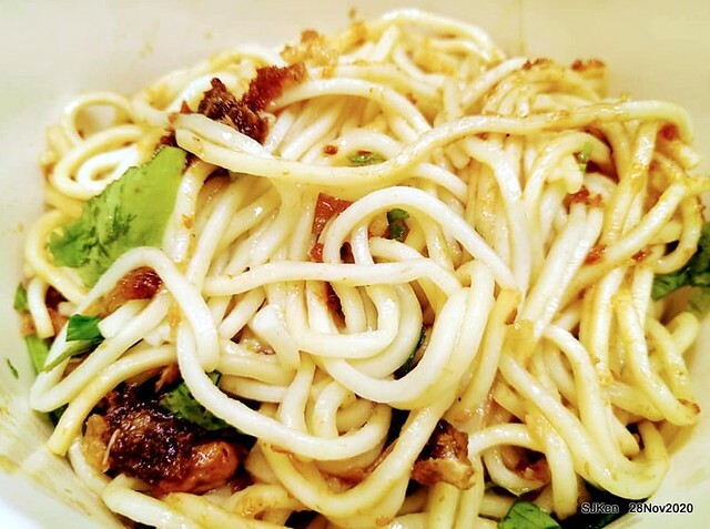 Squid soup & dry noodle , 「士林無店名魷魚羹」, Taipei , Taiwan, SJKen, Nov 28, 2020.