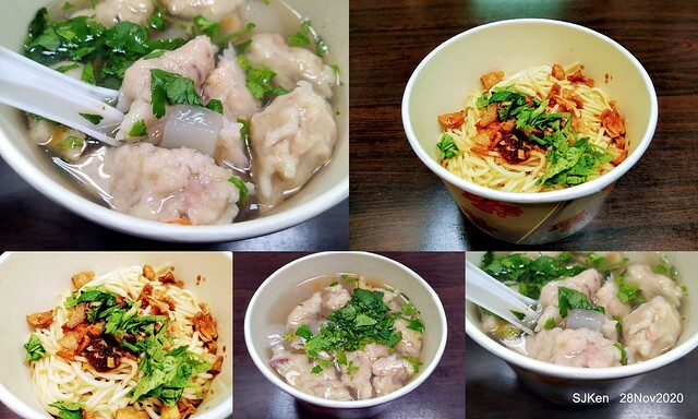 Squid soup & dry noodle , 「士林無店名魷魚羹」, Taipei , Taiwan, SJKen, Nov 28, 2020.