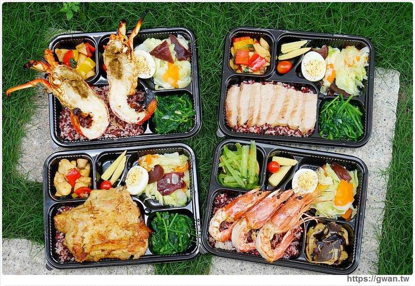 台中超蝦便當店,龍蝦、天使蝦通通擺上桌!!還有浮誇比臉大雞腿~