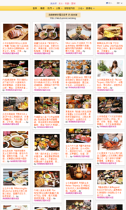 海綿飽飽的鳳梨城堡的美食牆