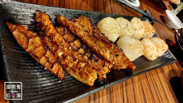 台北燒肉》國父紀念館站~上吉燒肉 | 蜂巢胃+干貝NT.80/顆