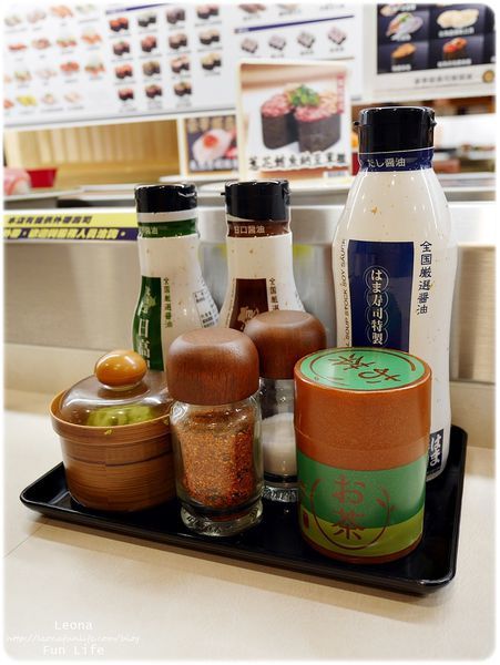 HAMA SUSHI大里店調味料