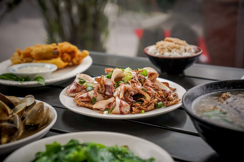 卯澳海洋驛站 Ｘ魔王 貢寮美食 新北美食 人氣小卷米粉 海鮮粥 現流海鮮