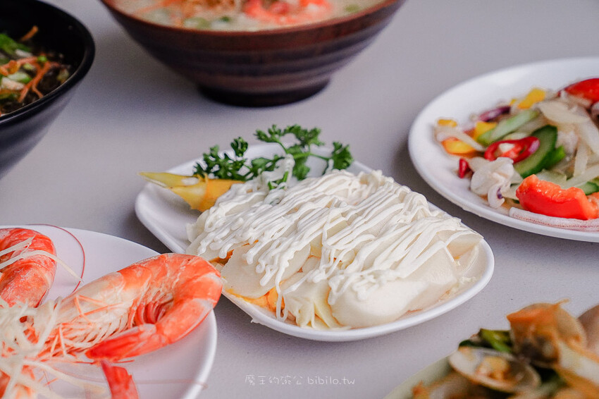 卯澳海洋驛站 Ｘ魔王 貢寮美食 新北美食 人氣小卷米粉 海鮮粥 現流海鮮