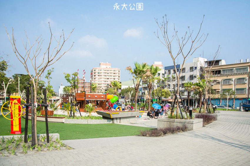 ｜特色公園｜永大公園，大型海盜船結合沙坑、盪鞦韆、溜滑梯等設施，一起來當北海小英雄 - 阿婷的旅行札記。
