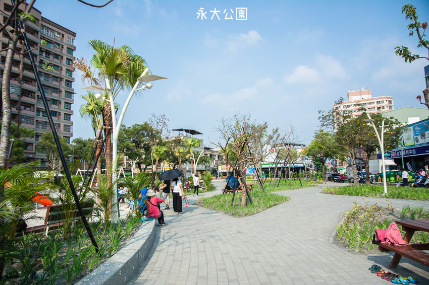 ｜特色公園｜永大公園，大型海盜船結合沙坑、盪鞦韆、溜滑梯等設施，一起來當北海小英雄 - 阿婷的旅行札記。