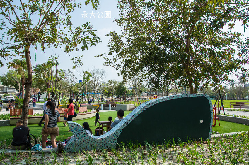｜特色公園｜永大公園，大型海盜船結合沙坑、盪鞦韆、溜滑梯等設施，一起來當北海小英雄 - 阿婷的旅行札記。
