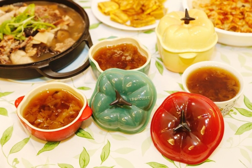 2020年菜,上網預訂,台中名店,台味櫻花蝦米糕,富貴筍絲燒蹄膀,年菜預購,有春年菜,有春茶館,紅糖年年步步糕,花雕御品鮮活蝦,酒家魷魚螺肉蒜,黃金蟲草燉烏雞 @VIVIYU小世界