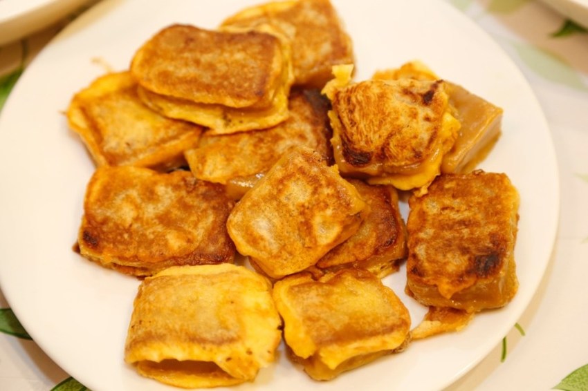 2020年菜,上網預訂,台中名店,台味櫻花蝦米糕,富貴筍絲燒蹄膀,年菜預購,有春年菜,有春茶館,紅糖年年步步糕,花雕御品鮮活蝦,酒家魷魚螺肉蒜,黃金蟲草燉烏雞 @VIVIYU小世界