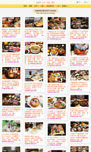 海綿飽飽的鳳梨城堡的美食牆