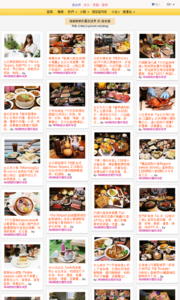 海綿飽飽的鳳梨城堡的美食牆