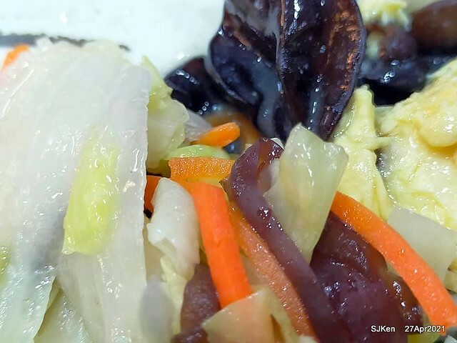 《慶陳雞》(Taiwan chicken & Matsusaka pork with mustard vegetable), Taiwan dishes restaurant,Taipei,Taiwan, SJKen, Apr 27,2021