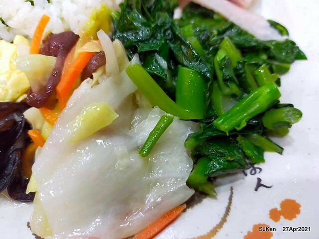 《慶陳雞》(Taiwan chicken & Matsusaka pork with mustard vegetable), Taiwan dishes restaurant,Taipei,Taiwan, SJKen, Apr 27,2021