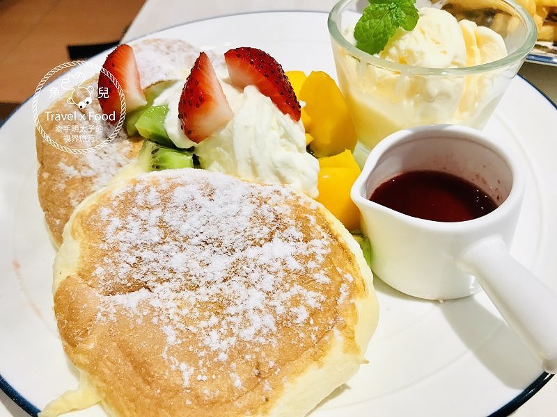 【食】桃園◆ Fussen Coffee 福森院子早午餐、舒芙蕾熱鬆餅 @魚兒 x 牽手明太子的「視」界旅行