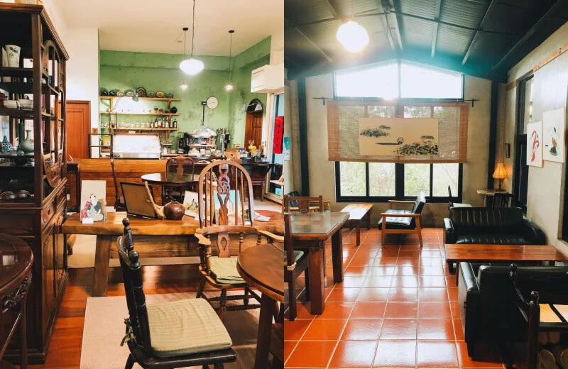 宜蘭縣員山鄉宜蘭員山》小院子咖啡 畫廊 ~帶點居家風味與藝術氣息的咖啡廳
