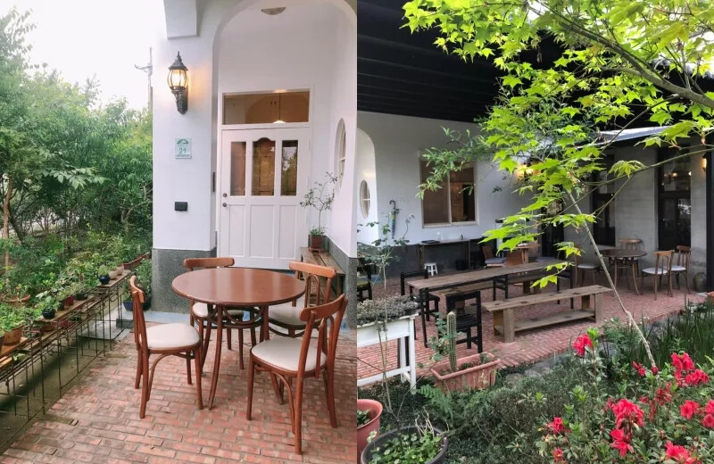 宜蘭縣員山鄉宜蘭員山》小院子咖啡 畫廊 ~帶點居家風味與藝術氣息的咖啡廳