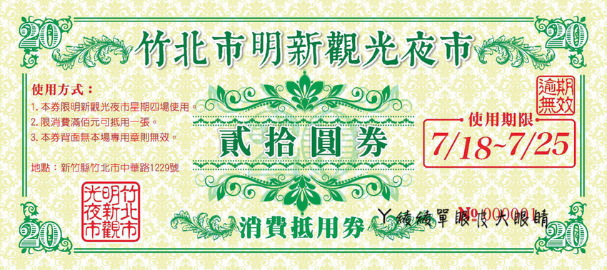 新竹竹北明新觀光夜市正式開幕！停車資訊、交通位置、消費券發放使用方式，新竹夜市時間表