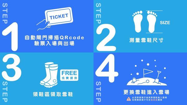 台中三井雪樂地冰雪樂園台中新景點入場步驟