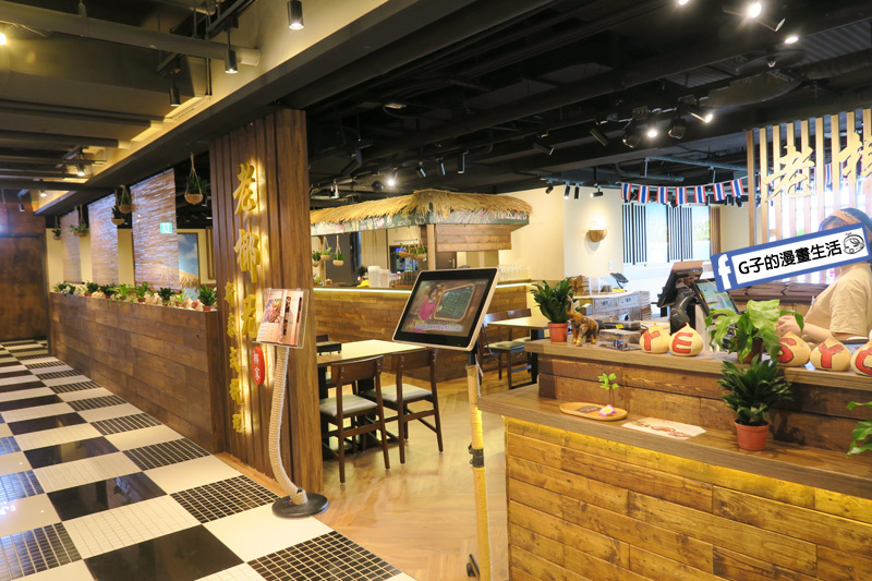 老椰兄新泰式料理.泰式餐廳.泰式鴛鴦鍋.椰奶.檸檬香茅.泰式打拋豬煎餃.個人定食.台北大直ATT6樓