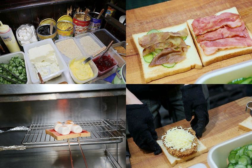 夯胖日式炭烤吐司-台南總店~台南宵夜不是只有牛肉湯!宵夜吃炸牛排、炸蝦口味的碳烤吐司正夯! - 台南好Food遊