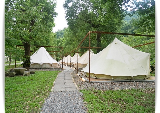 高雄美濃「蝶舞澗」帶著孩子來場豪華Glamping露營吧 ♪