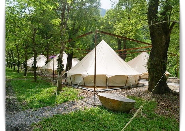 高雄美濃「蝶舞澗」帶著孩子來場豪華Glamping露營吧 ♪