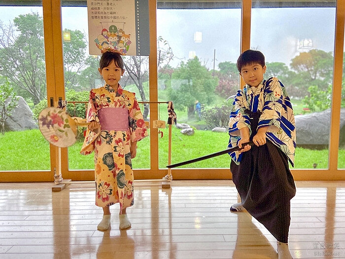 宜蘭縣五結鄉綠舞觀光飯店》日式浴衣體驗,騎士堡遊戲區、和菓子DIY、忍者活動體驗、溫泉泡湯、划船體驗,綠舞日式主題