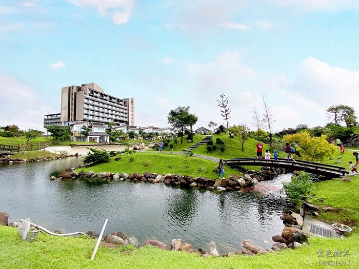 宜蘭縣五結鄉綠舞觀光飯店》日式浴衣體驗,騎士堡遊戲區、和菓子DIY、忍者活動體驗、溫泉泡湯、划船體驗,綠舞日式主題