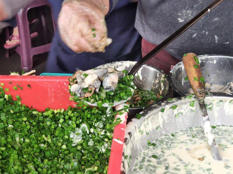 阿琴蚵嗲 製作過程