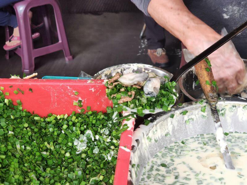 阿琴蚵嗲 製作過程