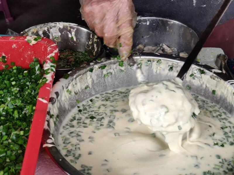 阿琴蚵嗲 製作過程