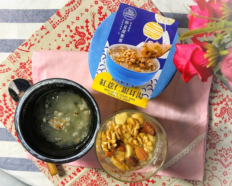 福記食品。消暑綠豆湯。紅薏仁銀耳甜點。全聯福利社獨賣。炎炎夏日就差這一味，清涼解暑就靠它