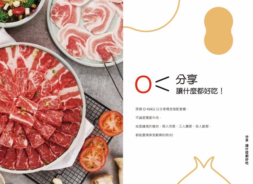 原燒O-NiKU都市野營風,公益路新店開幕!點套餐送燒肉蛋糕!