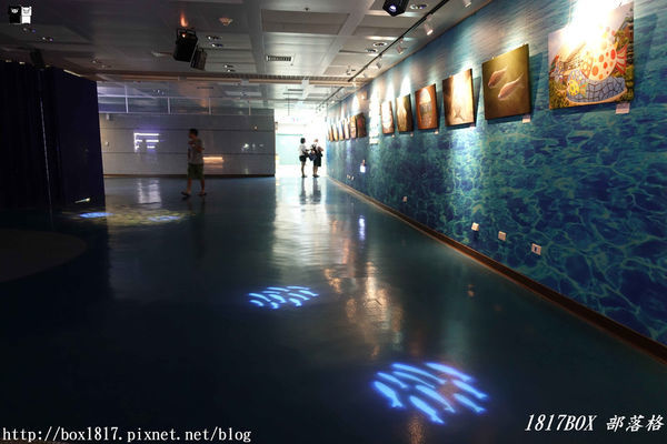 【屏東。長治】農業生物科技園區。觀賞水族展示廳。宛如置身水底世界。感受與上百種珍稀魚蝦美麗的身影共舞