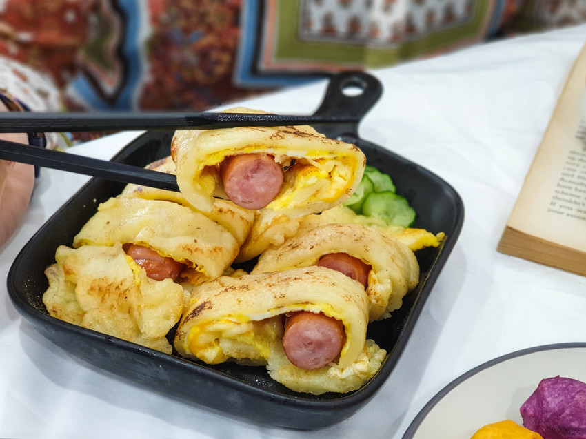 屏東美食||約豊早午餐-古早味粉漿蛋餅加上了多種配料，一次滿足味蕾||屏東市區、屏東早午餐、粉漿蛋餅