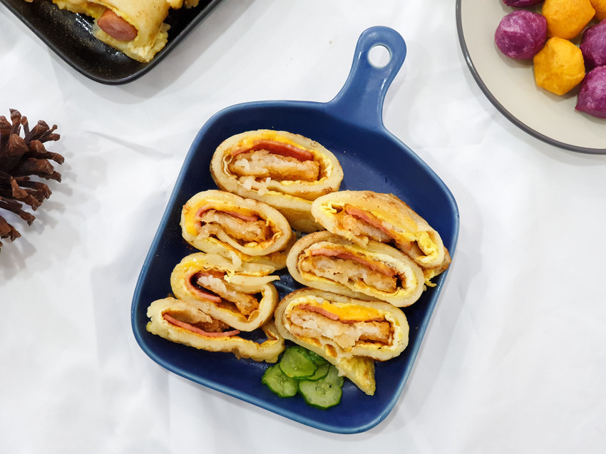 屏東美食||約豊早午餐-古早味粉漿蛋餅加上了多種配料，一次滿足味蕾||屏東市區、屏東早午餐、粉漿蛋餅