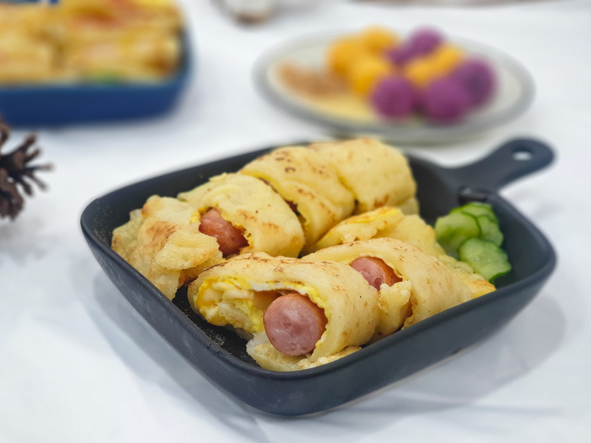 屏東美食||約豊早午餐-古早味粉漿蛋餅加上了多種配料，一次滿足味蕾||屏東市區、屏東早午餐、粉漿蛋餅