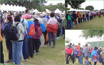 2020.10.24虎頭山環保公園舉辦[銀力時代 再創高峰]千人健走活動˙排隊失序.民怨沸騰