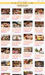 海綿飽飽的鳳梨城堡的美食牆