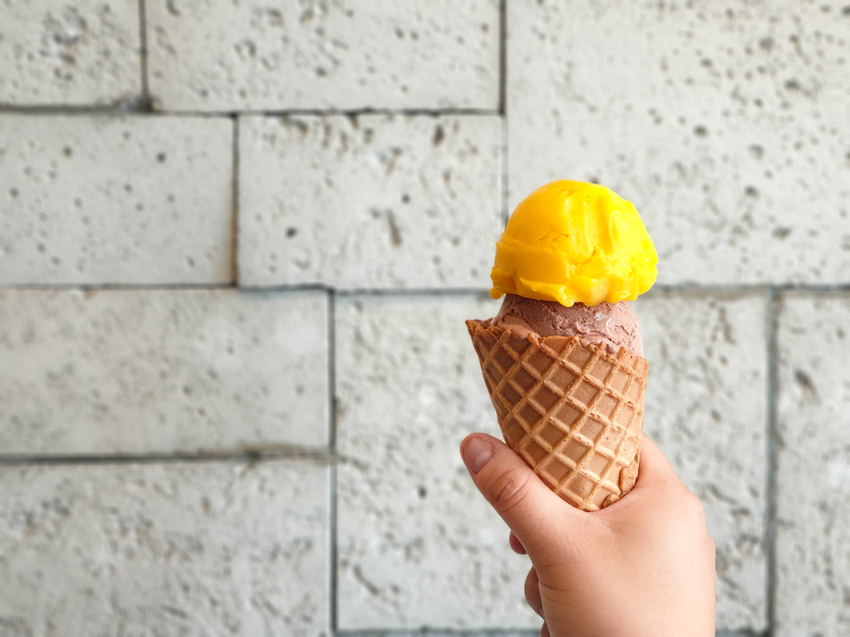 高雄美食||榛果怪-真搞怪!如咖啡廳般舒適，每日還會推出不同口味的義式冰淇淋||楠梓區、高雄冰品