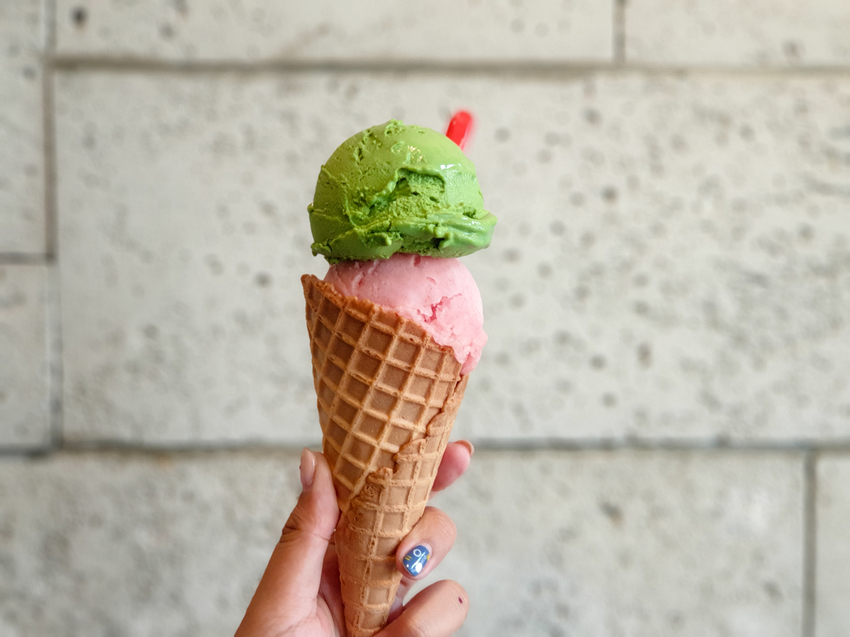 高雄美食||榛果怪-真搞怪!如咖啡廳般舒適，每日還會推出不同口味的義式冰淇淋||楠梓區、高雄冰品